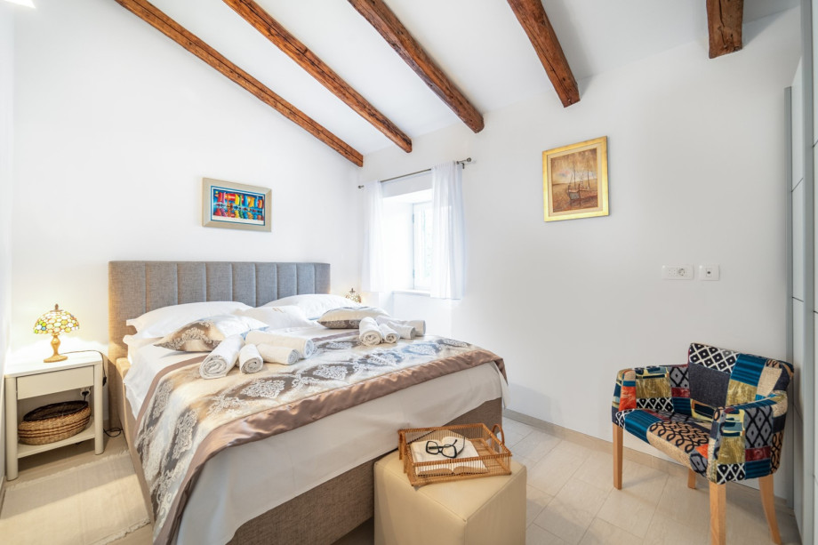 The first floor features Bedroom No1 (11sqm) with double bed