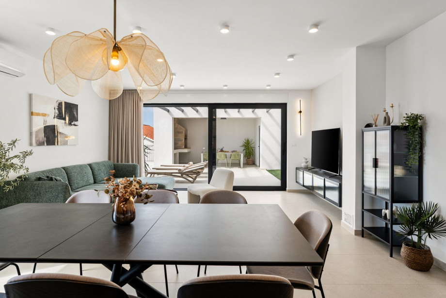 Bright and stylish, the ground floor living area is perfect for family gatherings.