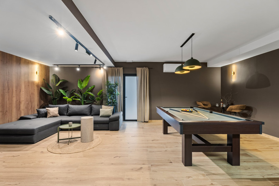 Located on the parking level, this 55sqm zone offers fun and relaxation.