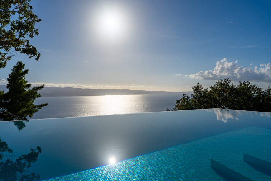 Open sea view from every corner of the Villa.