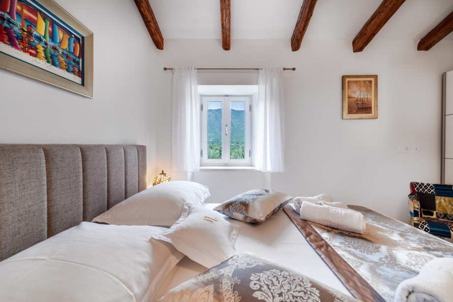 The first floor features Bedroom No1 (11sqm) with double bed