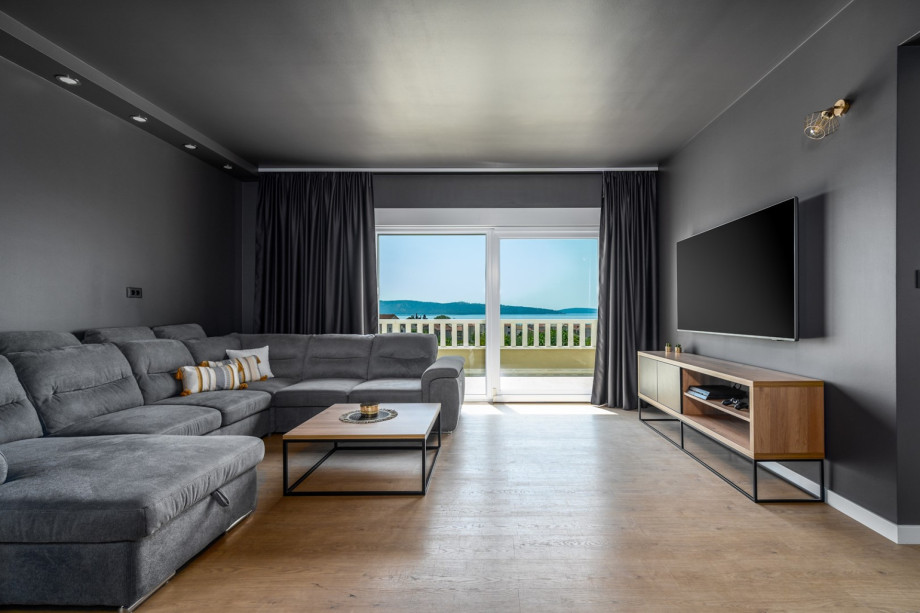 an air-conditioned second living room that can be used as a Media room