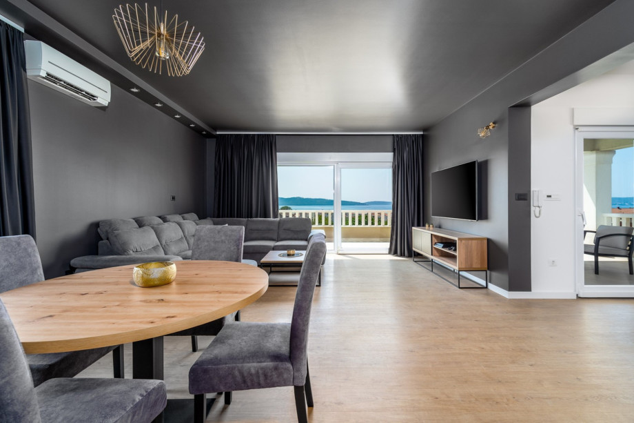 an air-conditioned second living room that can be used as a Media room