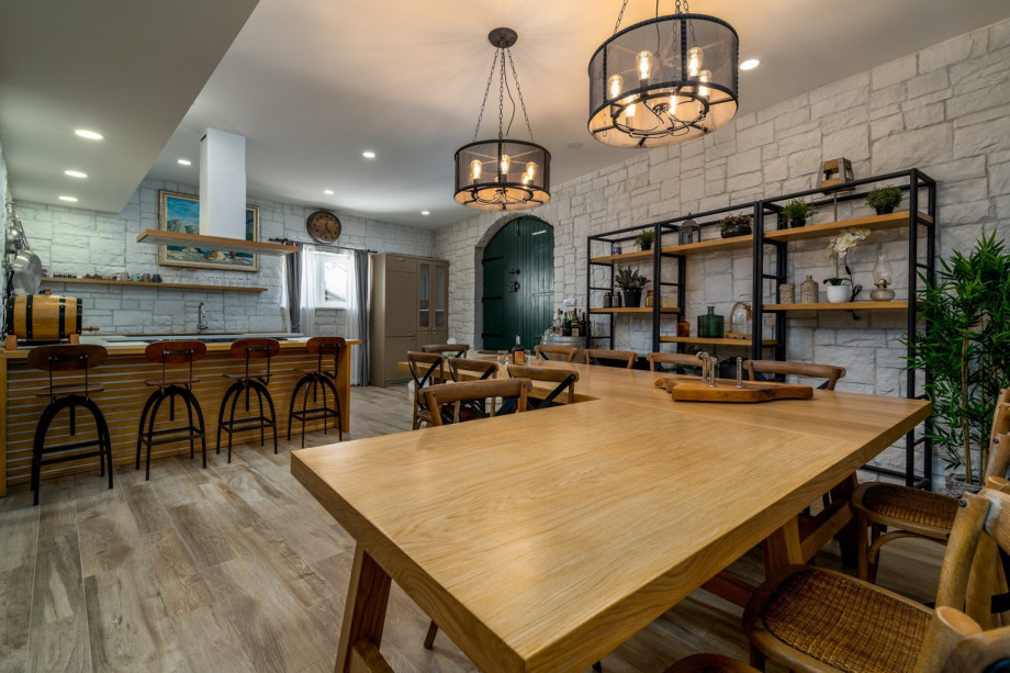 Well-designed wine cellar where you can spend time with your friends or family is something special that Villa Neven offers.