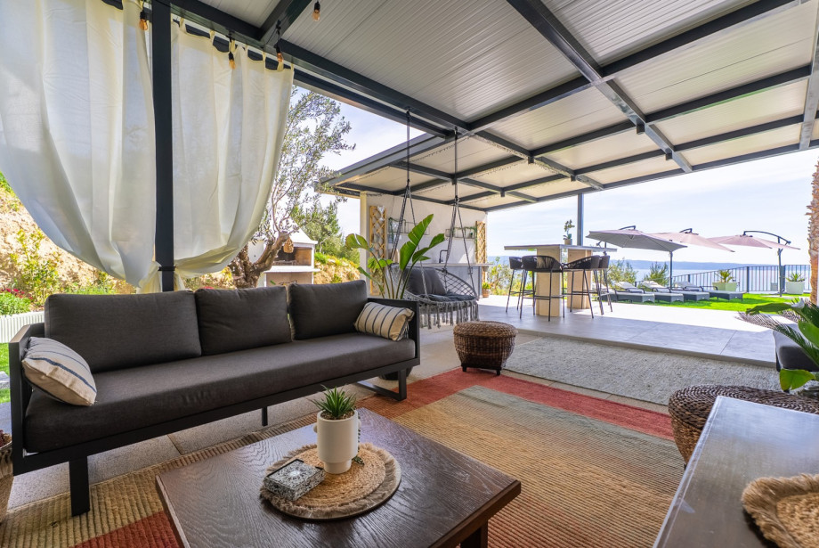 Your private retreat with a hanging chair, perfectly designed for  complete comfort.