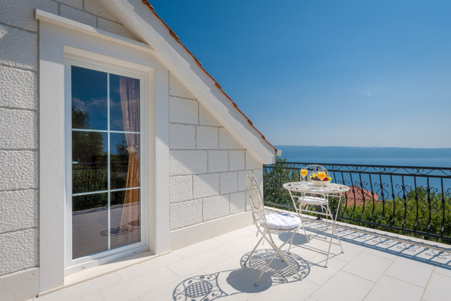 The view from the terrace of Bedroom No.4 -west side