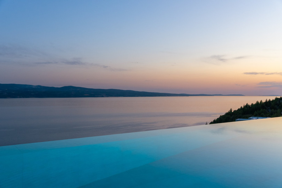Villa Angelus, a place where you can witness the most beautiful sunsets from the private infinity pool.