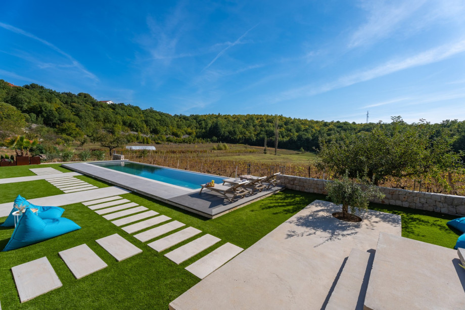 Villa gives you a direct connection to unspoiled nature of Dalmatian countryside