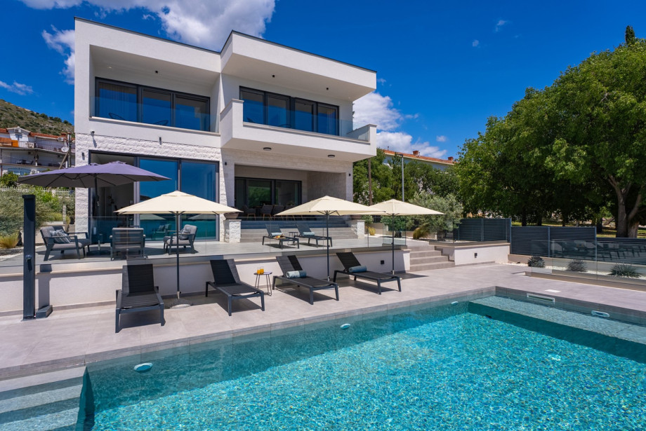 The villa boasts high-end furnishings and thoughtful organization