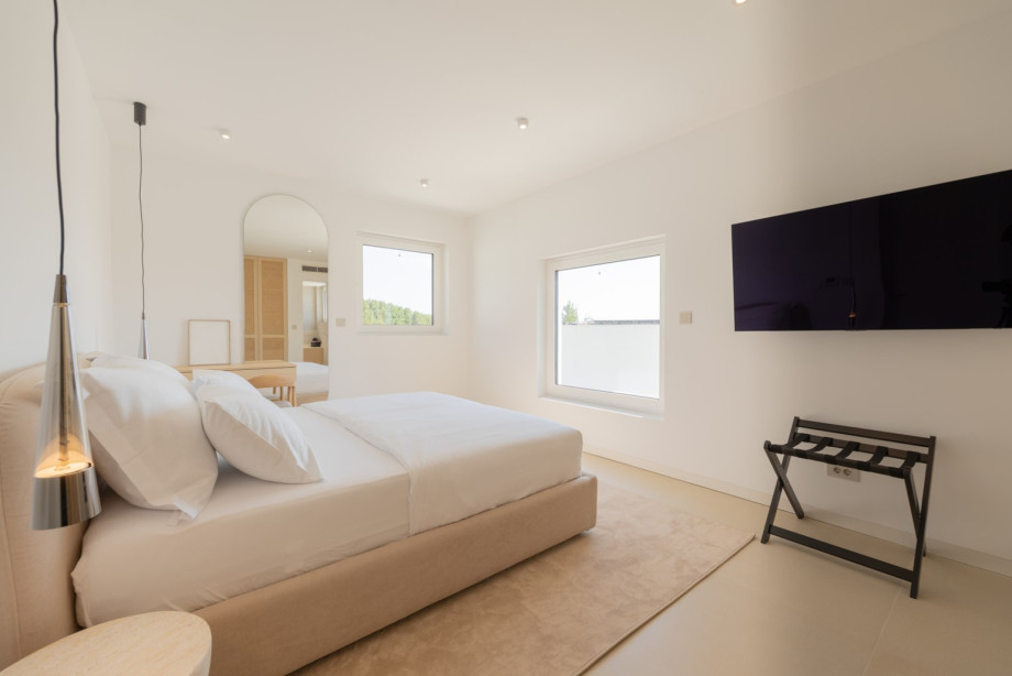 Bedroom No1 also offers a TV, and an A/C