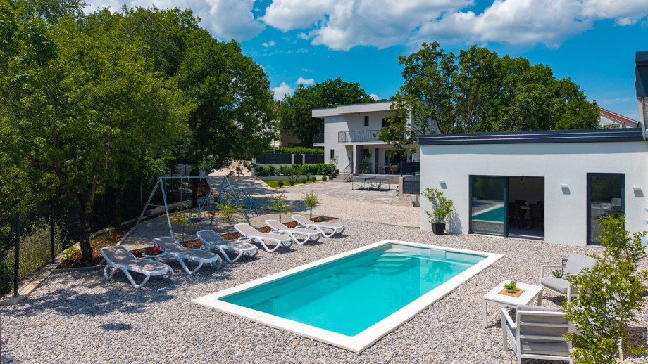 Step into the outdoor oasis, where you'll find a 22.4 sqm private pool measuring 7m x 3.2m.