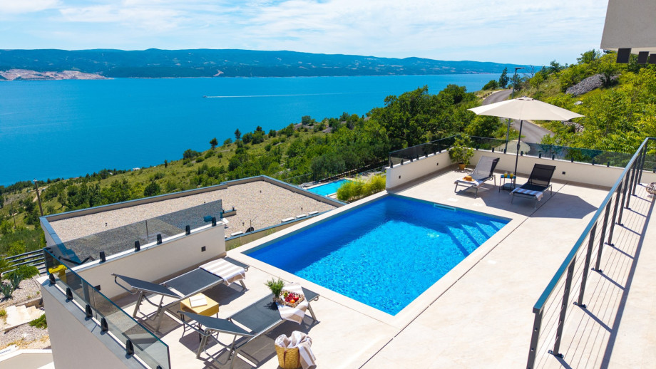 From every point is offered a panoramic sea view and you are surrounded by nature