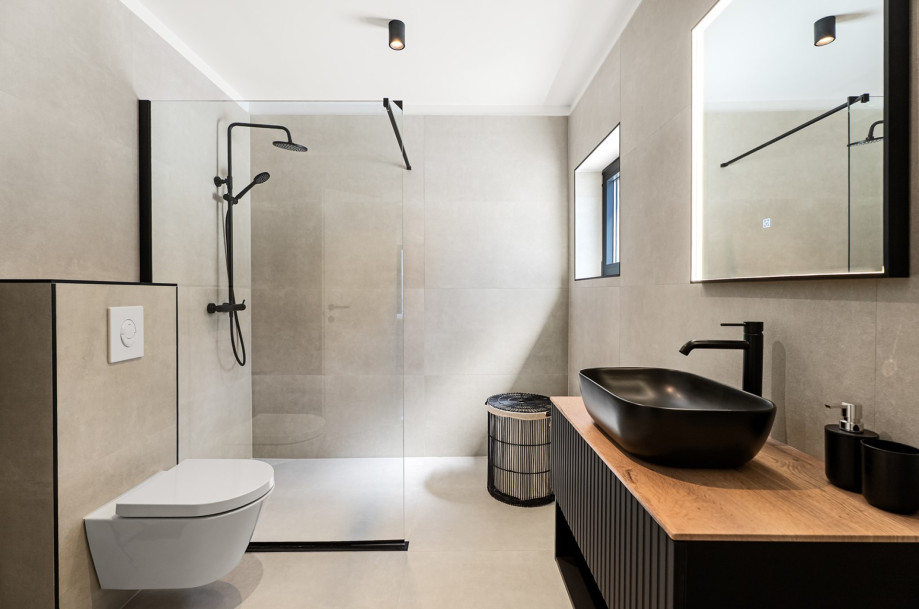 Bedroom No.3 includes a private en-suite bathroom with a shower and modern fixtures.