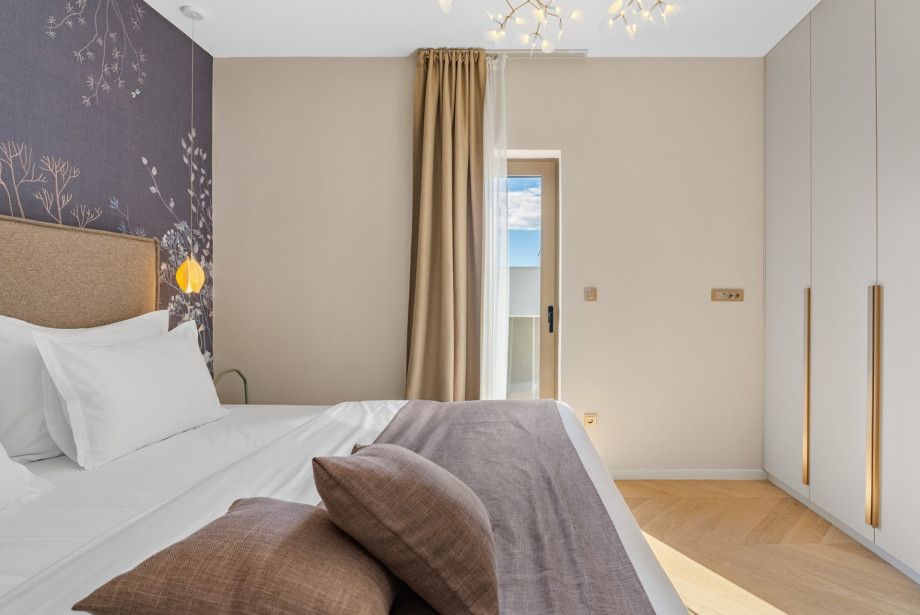 Bedroom No2 also offers a balcony overlooking the pool