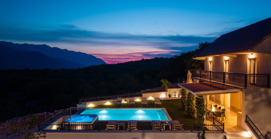 Villa Adrion Terra – Tranquil Nature Retreat  Featuring 4 bedrooms, 3 bathrooms, a heated 32sqm private pool,