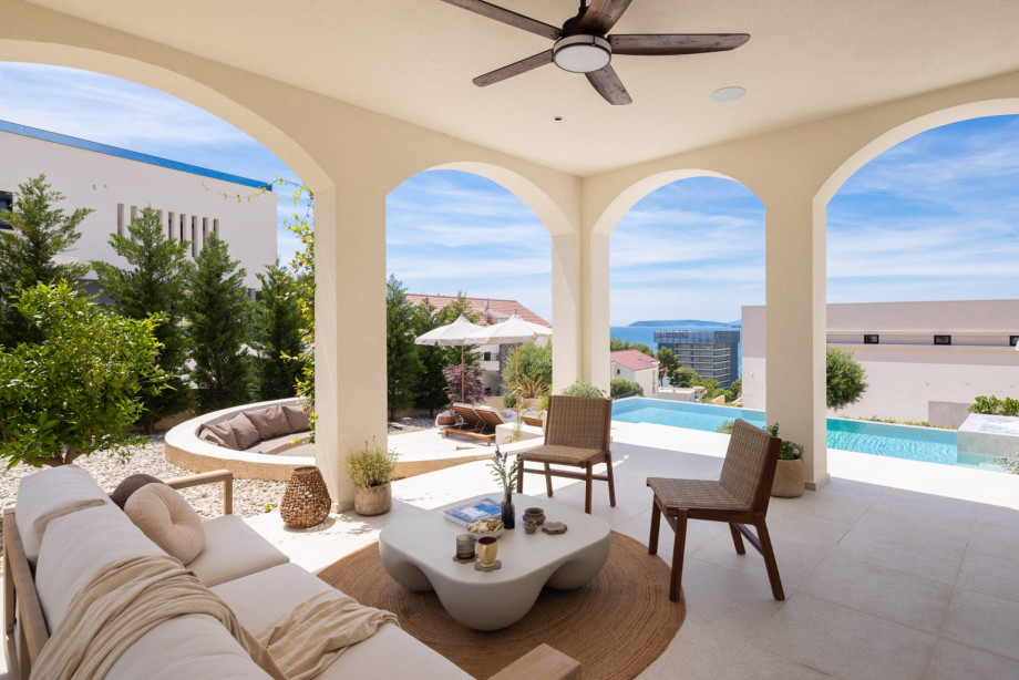 Nestled on a spacious private estate just 500 meters from the beach
