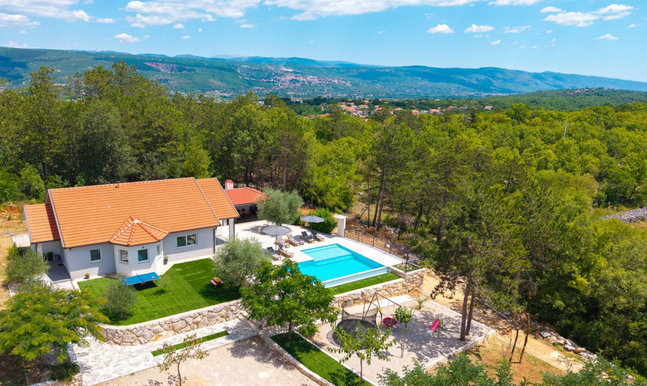 Surrounded by nature with plenty of open space around the house.
