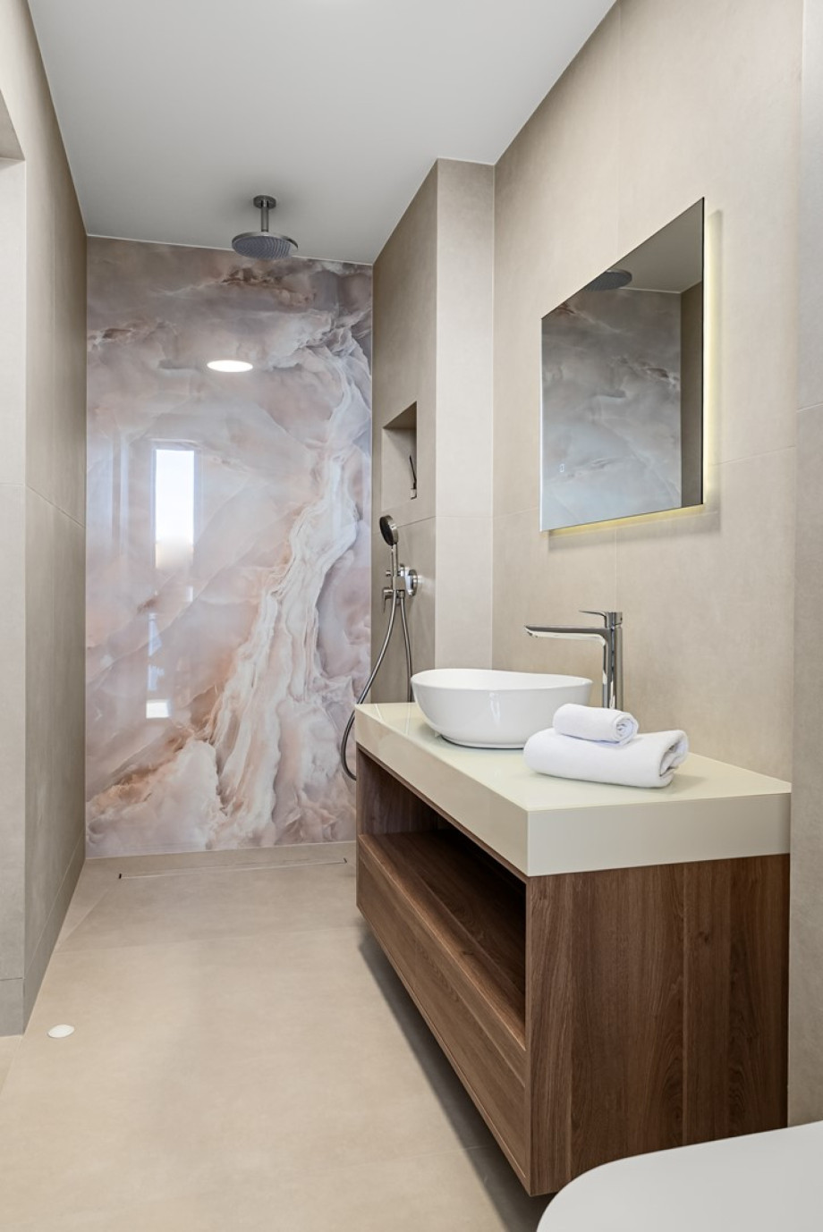 Private bathroom attached to the bedroom for ultimate guest comfort.