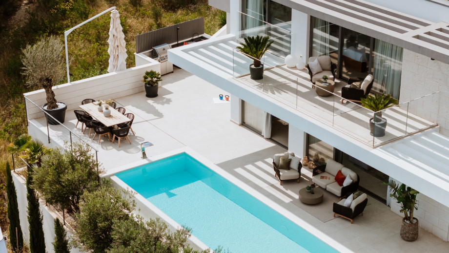 Villa Andoris — a private retreat where modern luxury, comfort, and the beauty of the Mediterranean come together.