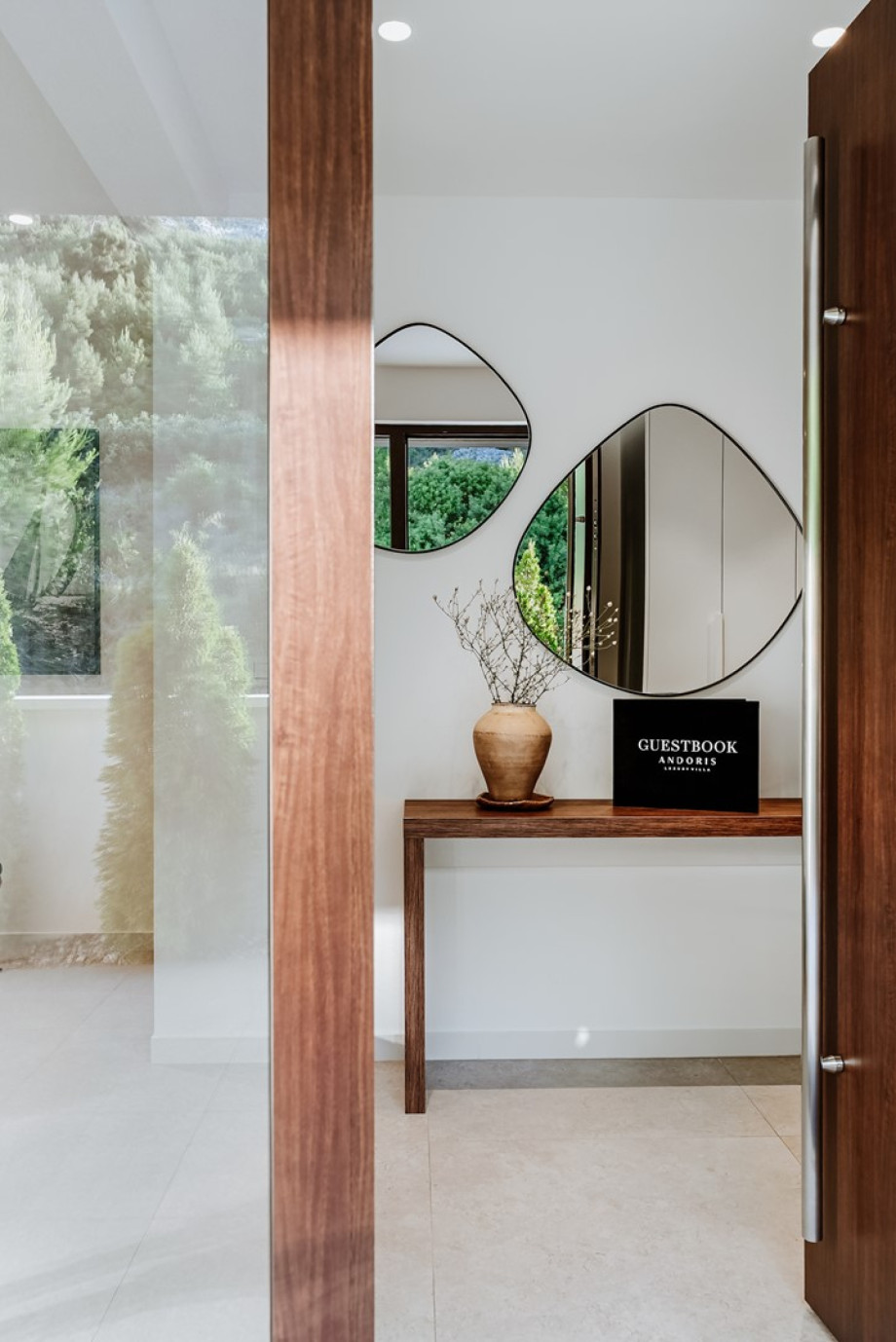Clean architectural lines and carefully selected decorative details create an atmosphere of understated luxury and Mediterranean sophistication