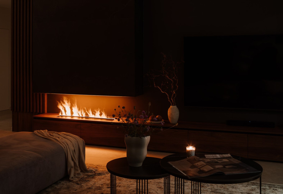 Cozy living area.